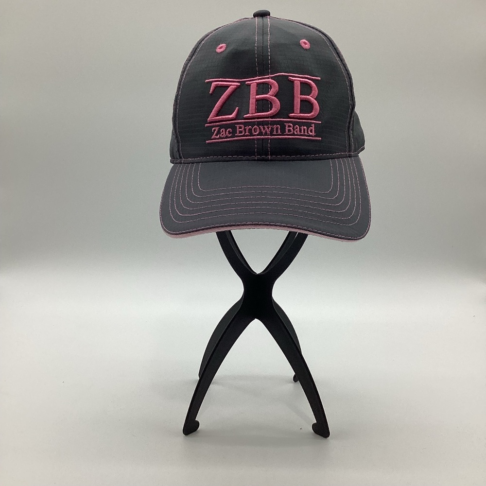 2149. Zac Brown Band Adjustable Women’s Cap Pink & Grey  EUC